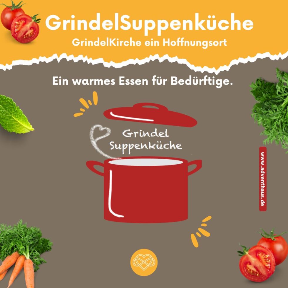 Unsere GrindelSuppenküche öffnet wieder diesen Sonntag.