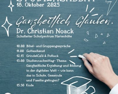 Studiensabbat am 18. Oktober