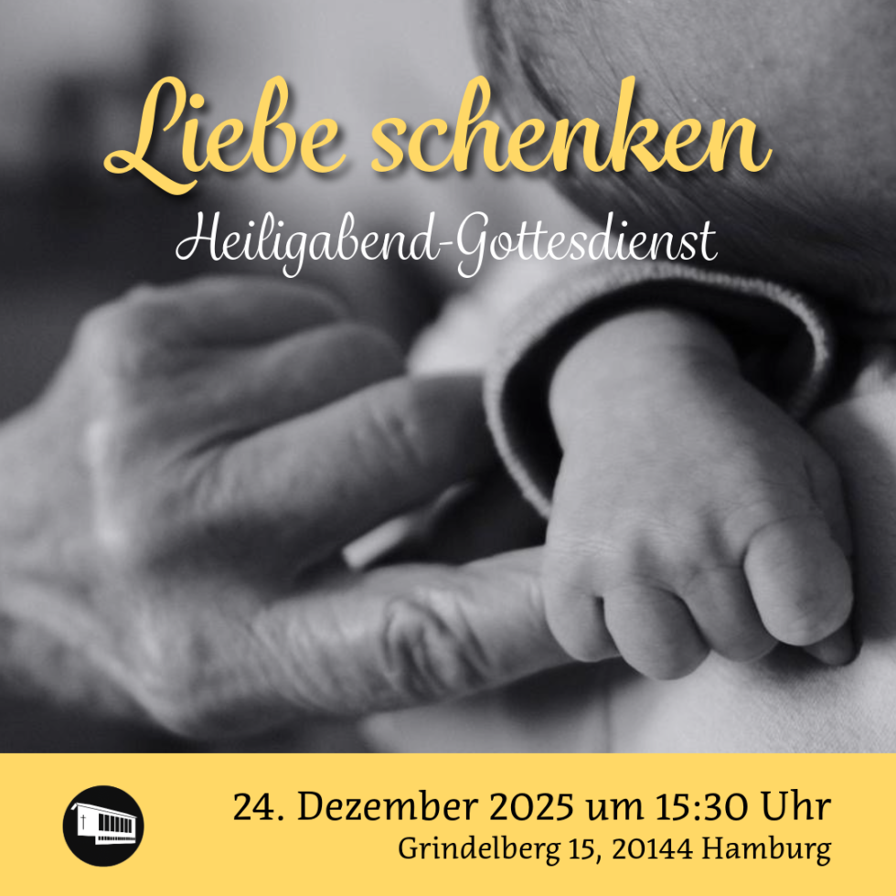 Einladung zum Heiligabend-Gottesdienst – „Liebe schenken“