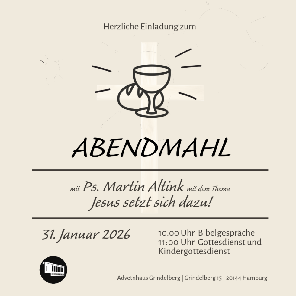 Abendmahl-Gottesdienst 31. January 2026