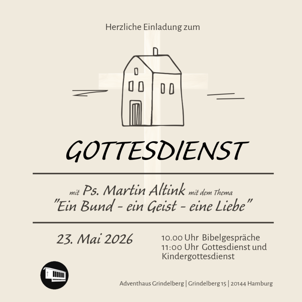 Gottesdienst 23. Mai 2026