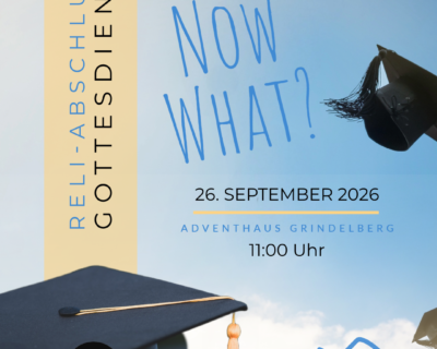 Reli-Abschluss-Gottesdienst am 26. September 2026